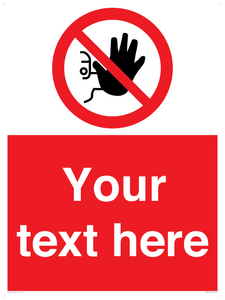 Custom No Access Sign